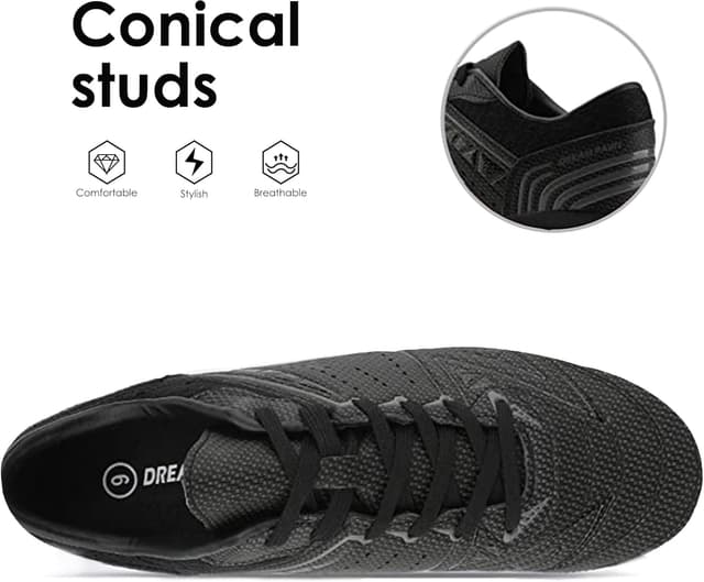 Detalle de DREAM PAIRS Men’s Sport Flexible Lace-Up Light Weight Outdoor Cleats