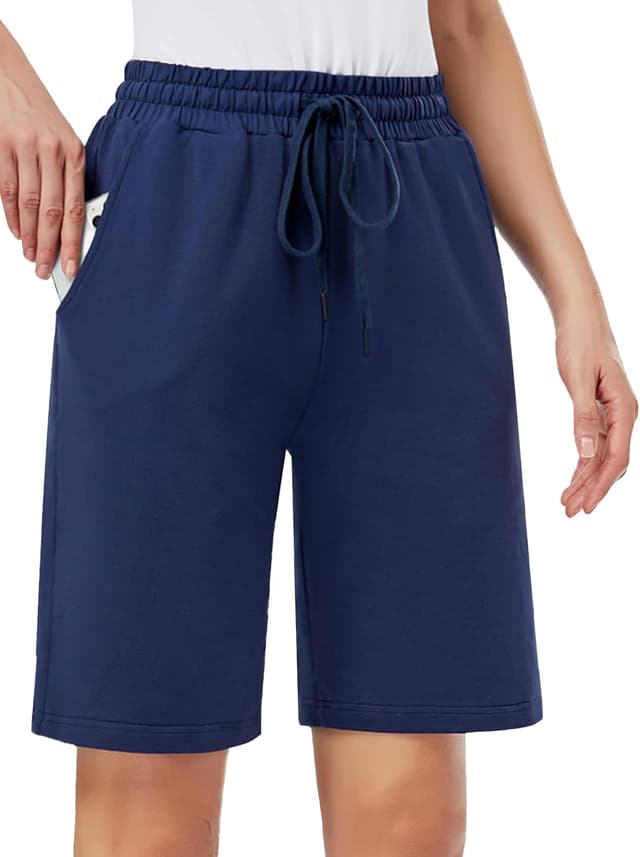 Detalle de MOVE BEYOND Bermuda femme avec 3 poches et cordon de serrage