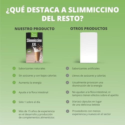 Thumbnail 3 de Slimmiccino XXL: Cafe Verde y Guaraná, 30 Sobres para Quemar Grasa ☕