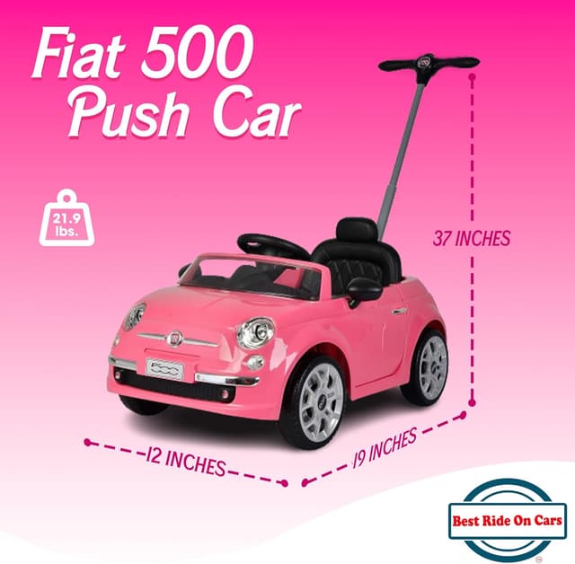 Detalle de Best Ride On Cars Fiat 500 ride on 500