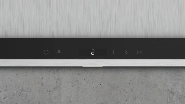 Detalle de Siemens LC97BHP50 campana decorativa de pared con 5 niveles de extracción (reacondicionado Grado D)