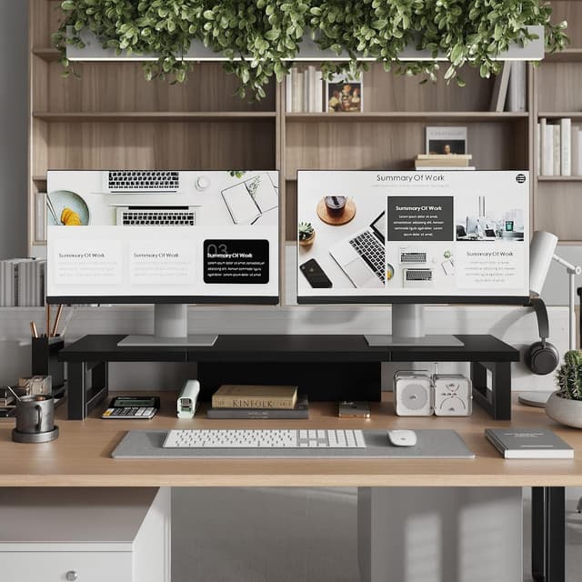 Detalle de WESTREE Dual Monitor Stand Riser for 2