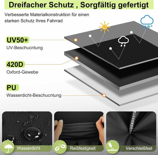 Thumbnail 2 de Ezilif Grillabdeckung 420D Oxford wasserdicht 145x60x120cm