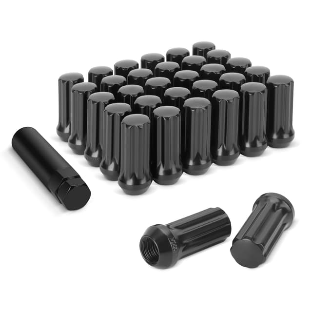 Detalle de DYNOFIT 14mm x 1.5 Extended Wheel Lug Nuts (32-pack) with Conical 60° Seat