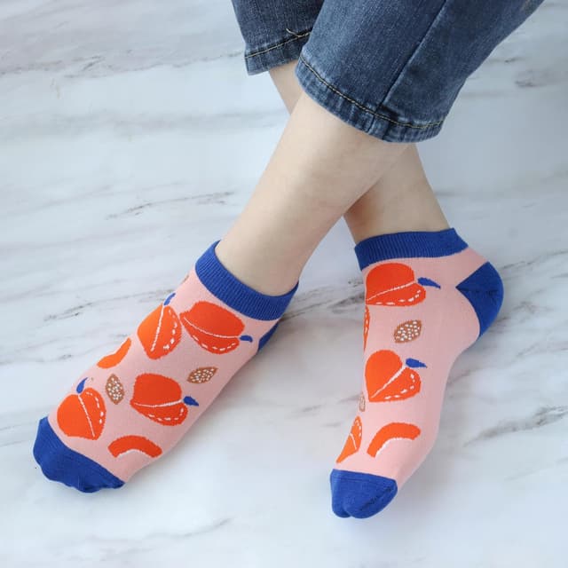 Detalle 2 de Jeasona 10/12 Paar lustige Sneaker-Socken für Damen (35–42), Baumwolle – bunte kurze Alltagssocken