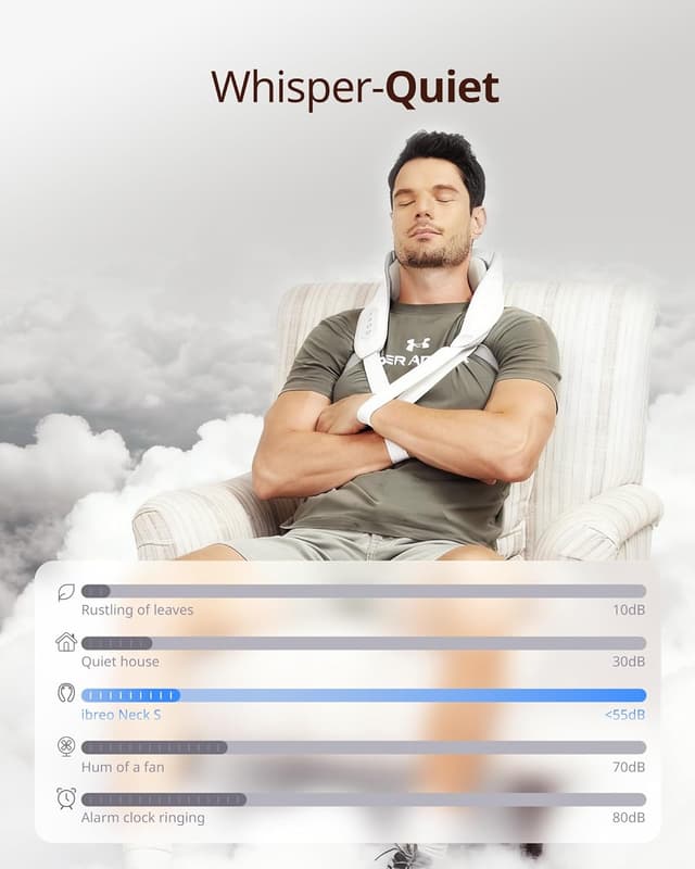 Thumbnail 5 de Schnurloses Shiatsu Nacken- und Rückenmassagegerät 2500 mAh 💆