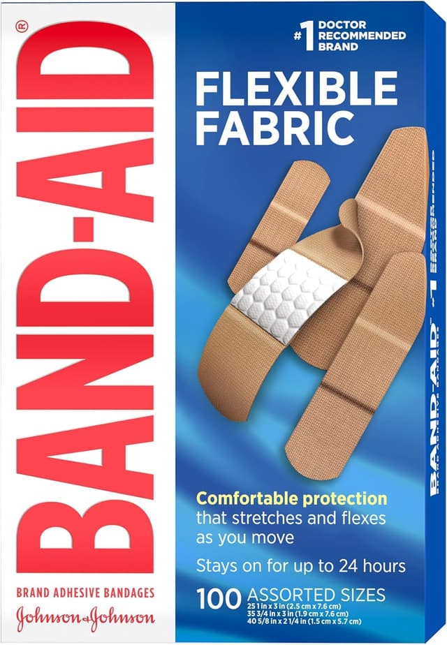Thumbnail 6 de Band-Aid Brand Flexible Fabric Adhesive Bandages 100 ct 🩹
