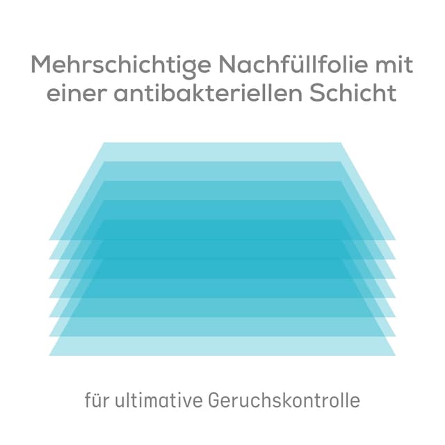 Thumbnail 6 de Angelcare Original Dress-Up XL Windeleimer mit 1 Nachfüllkassette – geruchsarme Windelentsorgung