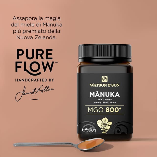Thumbnail 1 de Watson & Son Miele di Manuka MGO 800 250g, puro e grezzo 🍯