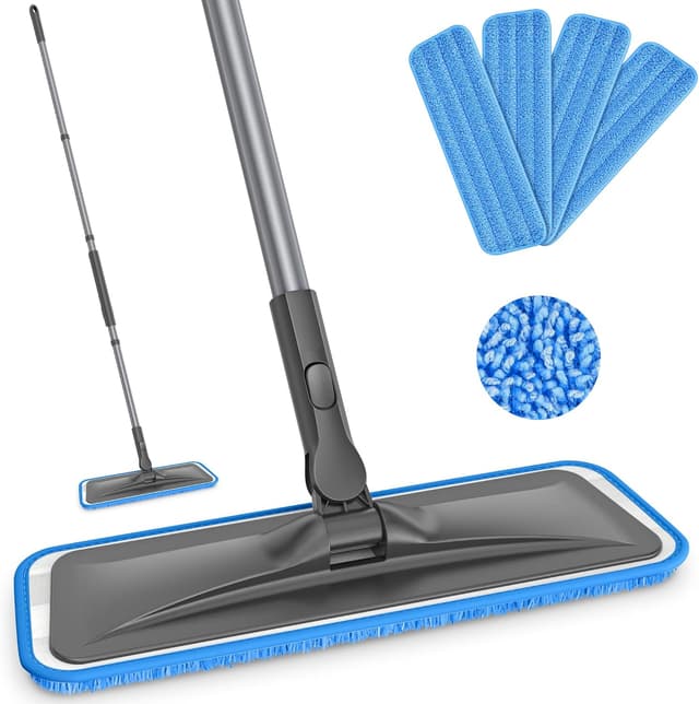 Imagen de BPAWA Microfibre Mop with 150cm Adjustable Handle en OfertitasTOP