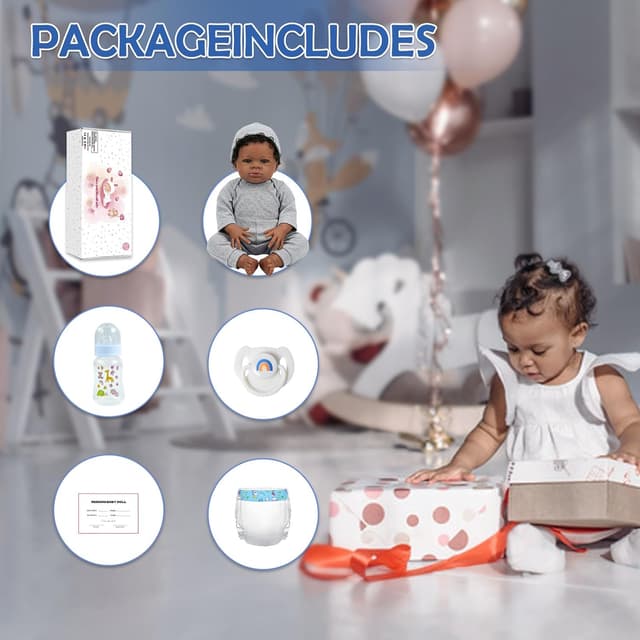 Detalle 2 de WOOROY 20 Inch Reborn Baby Doll