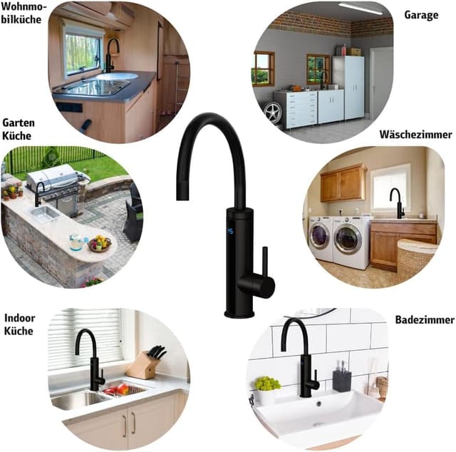 Thumbnail 5 de HOGART Elektrische Wasserhahn 230 V 🚰