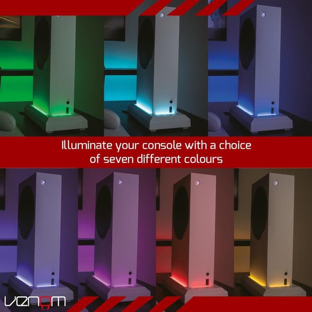 Detalle de Venom LED Console Stand for Xbox Series S