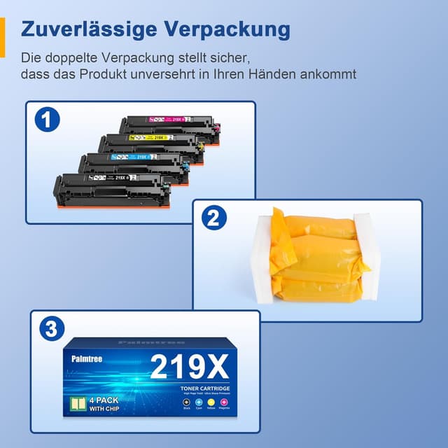 Thumbnail 6 de Palmtree 219X Toner 4-Pack mit Chip