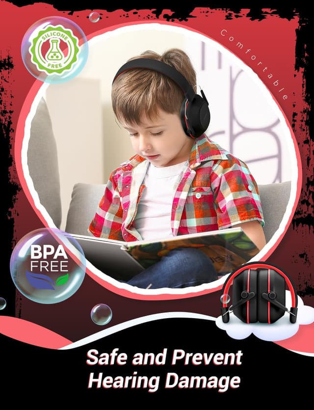 Detalle de iClever Ear Defenders Children noise protection SNR 29dB