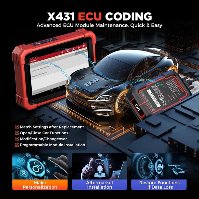 Detalle de LAUNCH X431 CRP919XBT OBD2 scanner