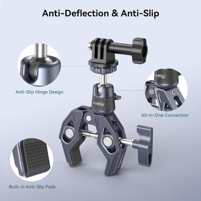 Detalle de SMALLRIG 4102B Super Clamp Max 3,5kg