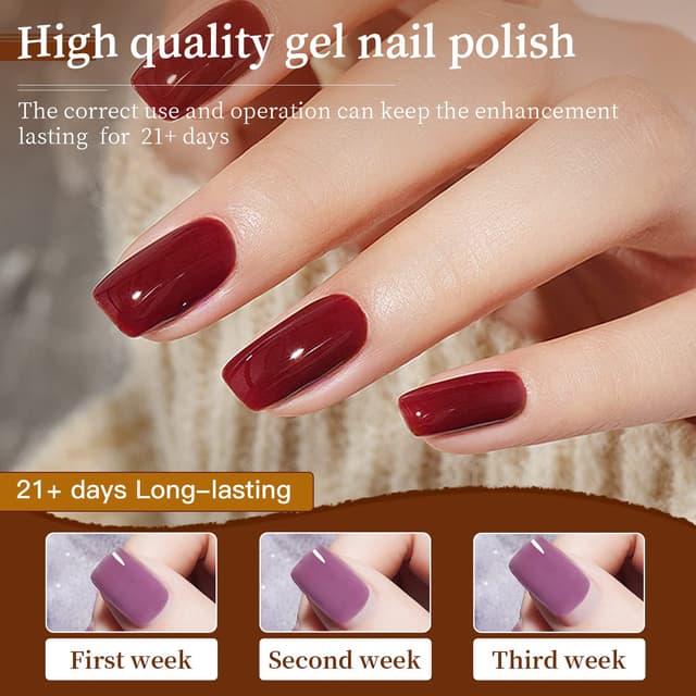 Thumbnail 4 de JODSONE 100 PCS Gel Nail Polish Kit 95 Colors 💅