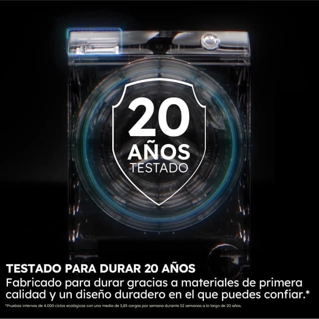 Detalle 1 de Haier HW80BP14357GTUIB lavadora 8 kg