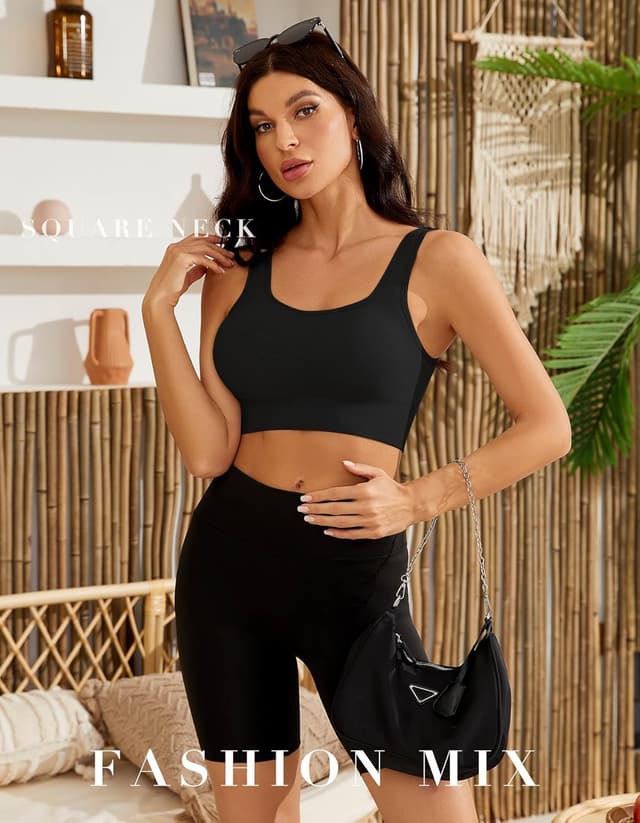 Detalle 2 de SIMIYA seamless sports bra top with pads