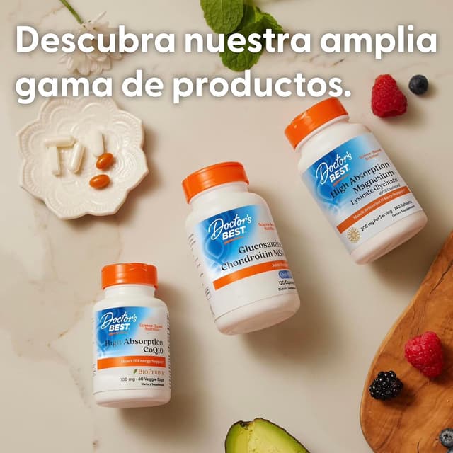 Thumbnail 6 de Doctor's Best Vitamina D3 5.000 UI, Dosis Depot, 360 Cápsulas🌱