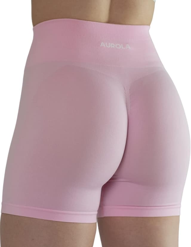 Thumbnail 6 de AUROLA Intensify Workout Shorts for Women (Seamless Scrunch) — High-Waist, Moisture-Wicking Gym & Yoga Shorts