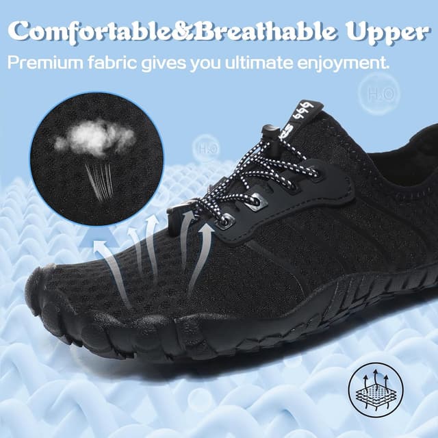 Detalle de Hanani Badeschuhe & Wasserschuhe für Herren und Damen – Barfußschuhe, Aquaschuhe mit Schnell-Trocknung