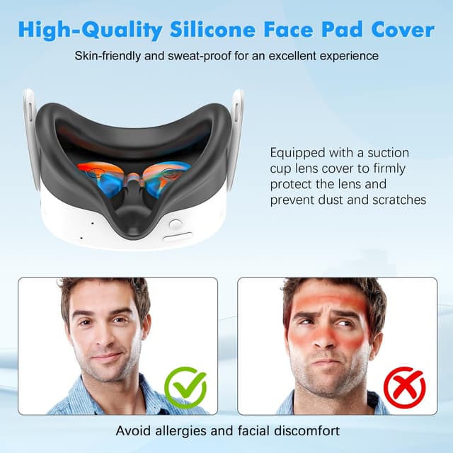 Thumbnail 2 de Tyasoleil VR Silicone Case for Quest 3S