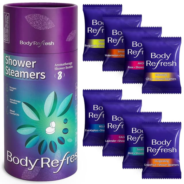 Imagen de BodyRefresh Shower Steamers Aromatherapy 8-Pack en OfertitasTOP