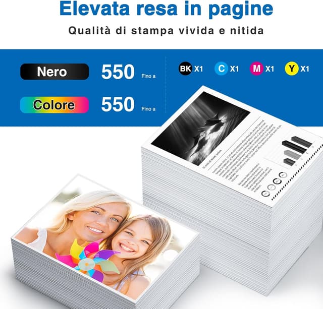 Detalle 2 de Multipack 8 cartucce LC421XL Starink compatibili Brother LC421XL per DCP-J1050DW e MFC-J1010DW