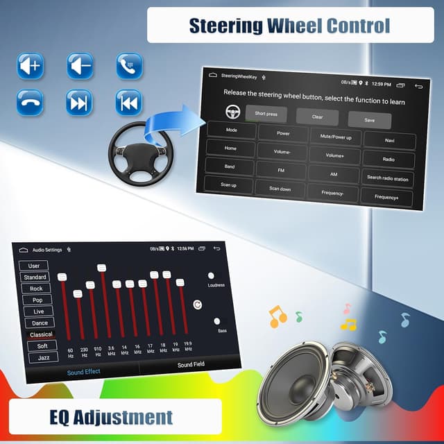 Thumbnail 6 de CAMECHO 7 Pulgadas autoradio Android 13