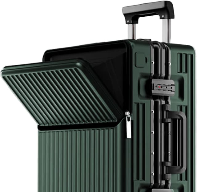 Thumbnail 6 de AIWEINY Handgepäckkoffer (20 Zoll, Grün) für Frühjahr/Sommer – fluglinienzugelassen, TSA-Schloss, 360°-Rollen & Hartschale