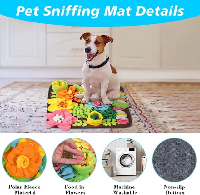 Thumbnail 5 de OSDUE Snuffle Mat for Dogs 39×39cm