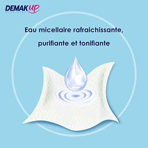 Thumbnail 3 de Demak'Up Fraîcheur Lingettes démaquillantes pour peaux mixtes à grasses, 3x25