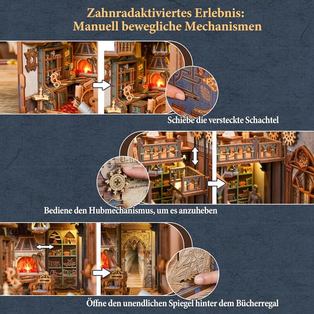 Thumbnail 4 de Tonecheer Kit Book Nook Leonardo da Vinci