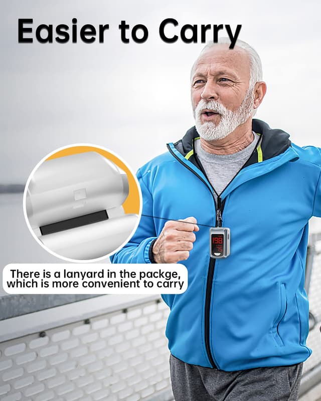 Thumbnail 3 de HOLFENRY Oxímetro de Pulso SpO2 8 s