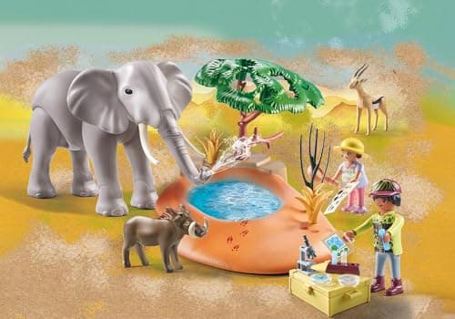 Detalle 1 de PLAYMOBIL Wiltopia Elefante en la charca