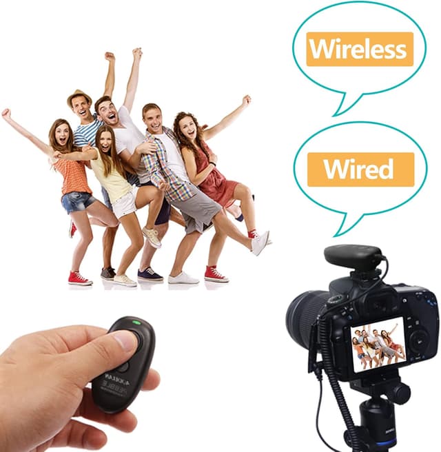 Detalle de AODELAN Nikon wireless shutter remote 80m