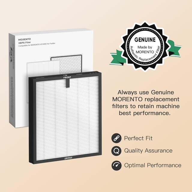 Detalle de Morento HY4866 HEPA replacement filter 2 pack