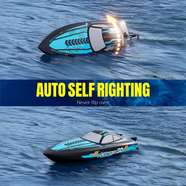 Detalle de VOLANTEXRC RC Boat 2.4GHz with 2 Batteries