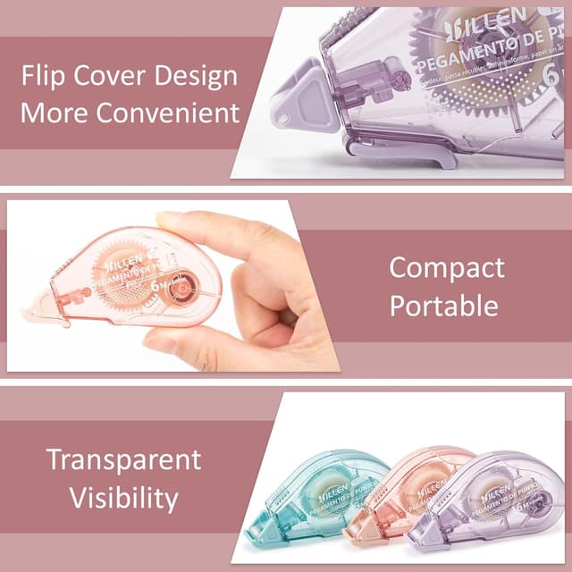 Thumbnail 2 de 6 Stück Kleberoller 6mm x 6m Fotokleber 🎨