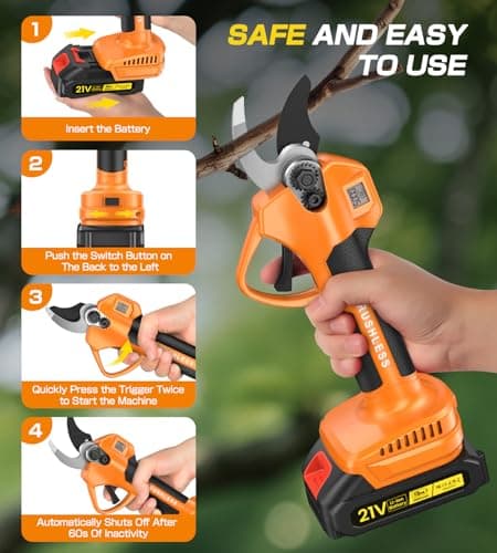 Thumbnail 7 de Tijeras eléctricas de poda Sk7 800W con LCD y batería