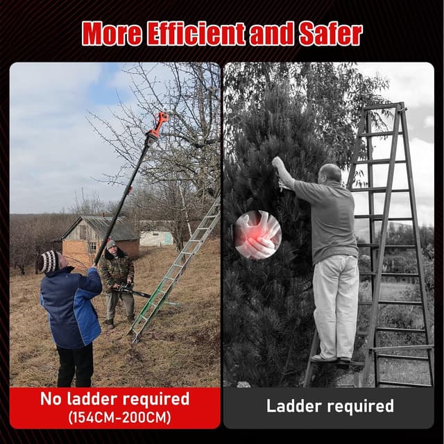 Detalle 2 de NUZEKY forbice potatura batteria 50 mm