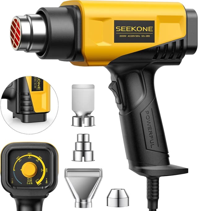 Detalle de SEEKONE Heat Gun 2000W with 50–600°C control