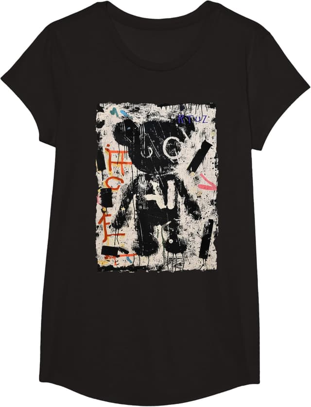 Detalle de T-shirt streetwear graphique Y2K “Teddy Bear” (Cool Streetwear Graphic) – pour femme, homme et un style rétro