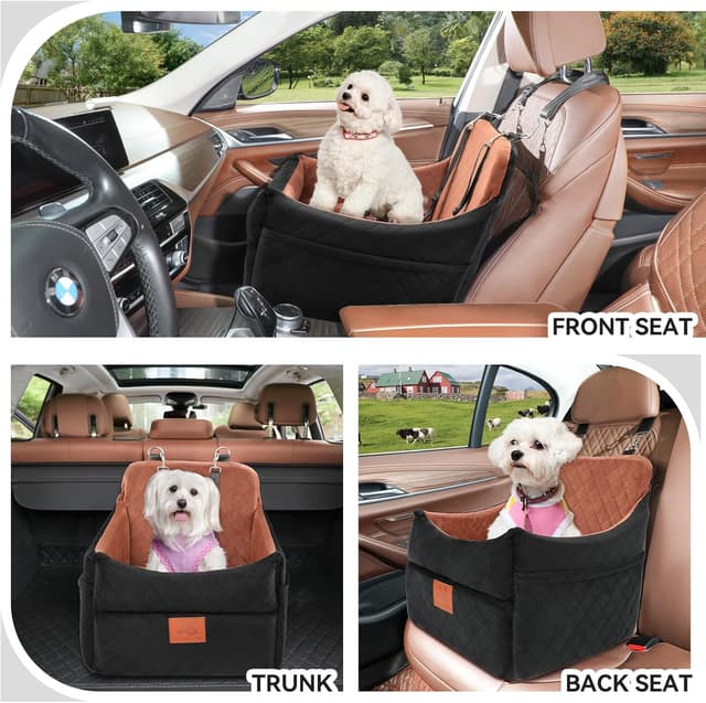 Detalle 2 de Dog Car Seat for Small/Medium Dogs 35 lbs