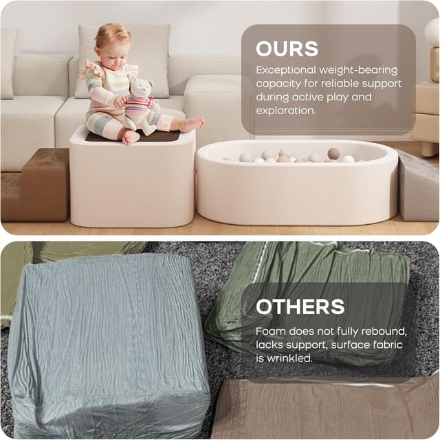 Thumbnail 6 de BanaSuper Softplay-Set XXL für Kinder, Schaumstoff