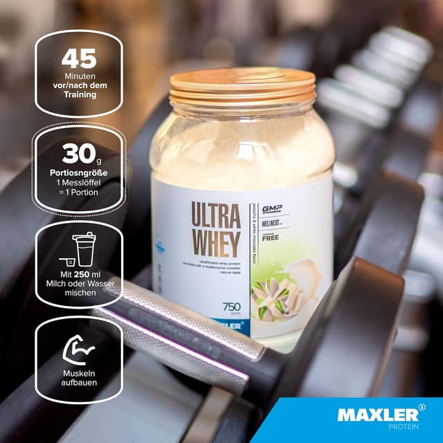 Detalle 1 de Maxler Ultra Whey Protein 750 g proteine whey
