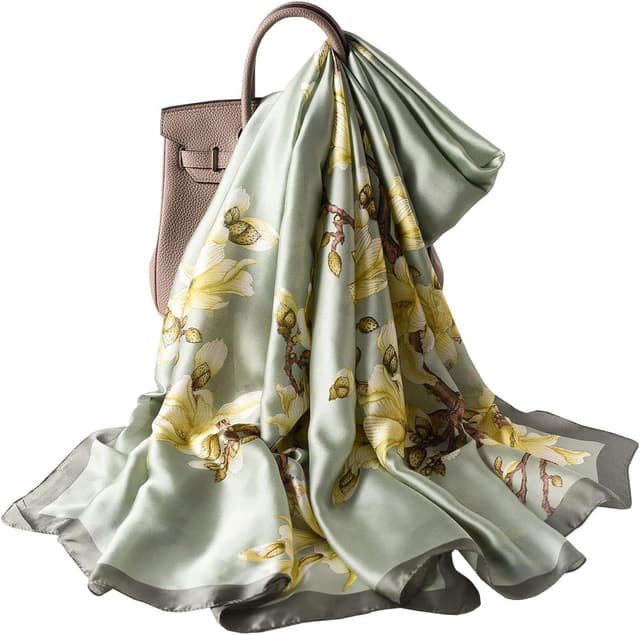 Thumbnail 6 de MAIRY Women’s Long Lightweight Scarf (180 x 85 cm) – Oversized Neckerchief for Weddings and Wraps