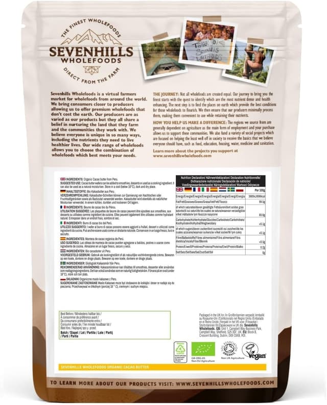 Thumbnail 1 de Sevenhills Burro di Cacao Bio 1kg
